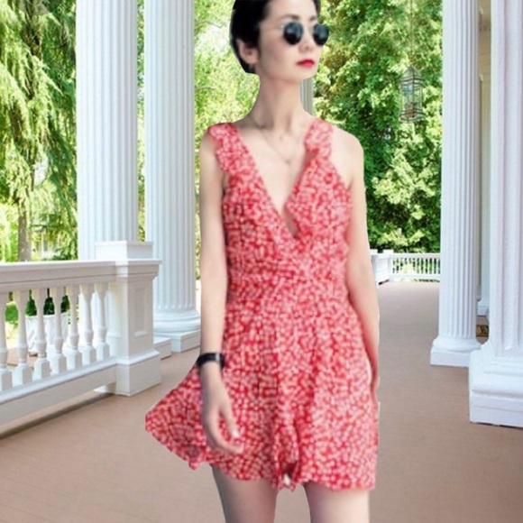 BOHO CALICO PRINT ROMPER - Picture 3 of 11